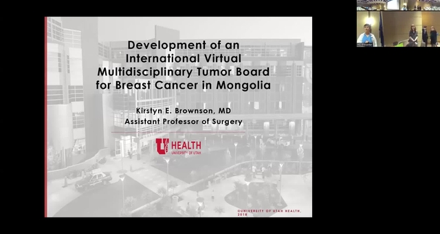 Grand Rounds: Kirstyn Brownson, MD