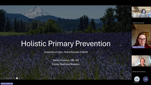 Grand Rounds: Sarah Hourston, MD, ND