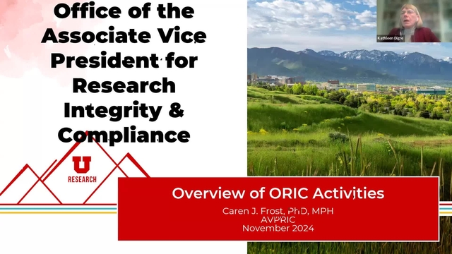 Grand Rounds: ORIC leadership team