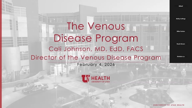 Grand Rounds: Dr. Cali Johnson, MD, EdD