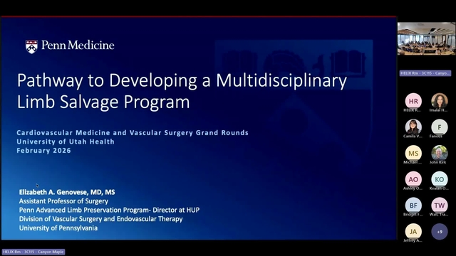 Grand Rounds: Elizabeth A. Genovese, MD 