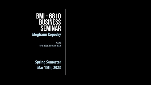 Grand Rounds: Meghann Kopecky