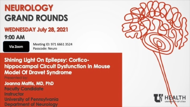 Grand Rounds: Joanna Mattis, MD, PhD