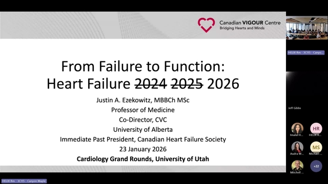 Grand Rounds: Justin A. Ezekowitz