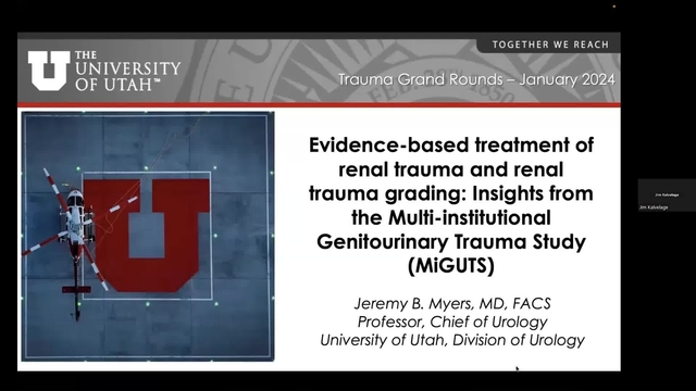 Grand Rounds: Dr. Jeremy Myers
