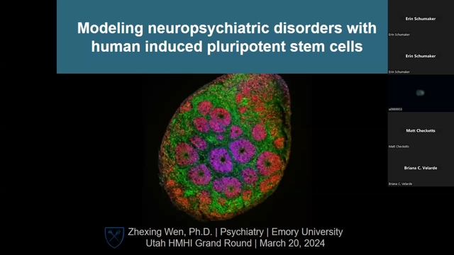 Grand Rounds: Zhexing Wen, PhD
