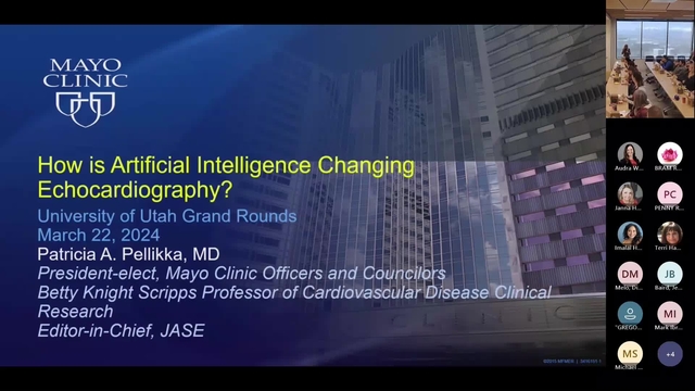 Grand Rounds: Patricia A. Pellikka, MD 