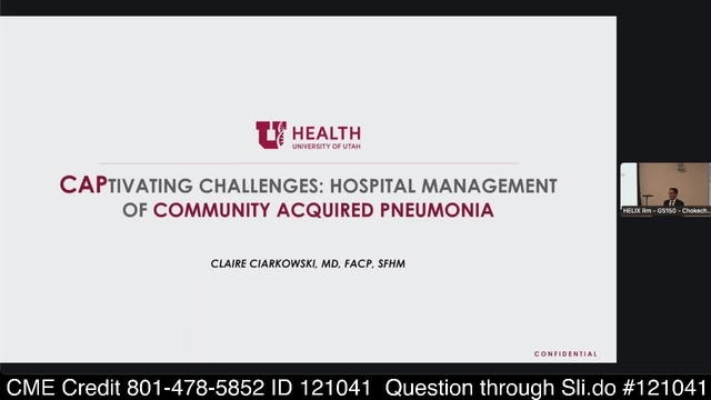 Grand Rounds: Claire Ciarkowski, MD, FACP, SFHM