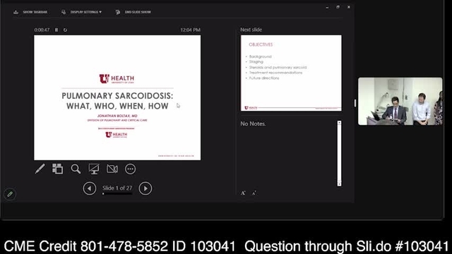 Grand Rounds: Jonathan P. Boltax, MD Line Kemeyou, MD