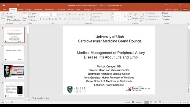 Grand Rounds: Mark A. Creager, MD 