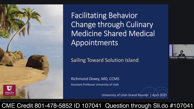 Grand Rounds: Richmond S. Doxey, MD, CCMS