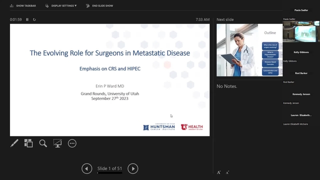 Grand Rounds: Erin Ward, MD