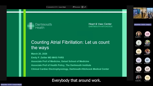 Grand Rounds: Emily P. Zeitler, MD 