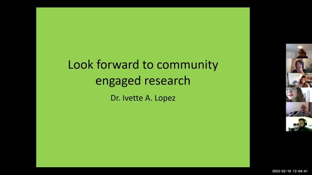 Grand Rounds: Ivette A. Lopez