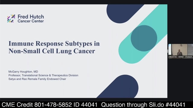 Grand Rounds: A. McGarry Houghton, MD