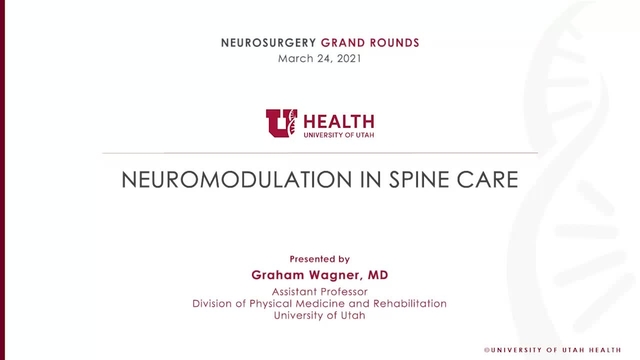 Grand Rounds: Graham Wagner, MD