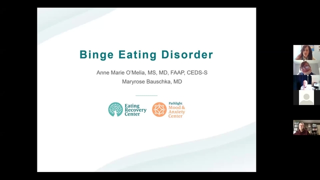Grand Rounds: Maryrose Bauschka, MD & Anne Marie O'Melia, MS, MD, FAAP, CEDS-S