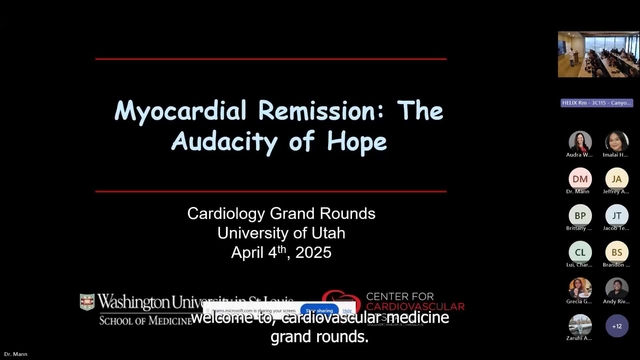 Grand Rounds: Douglas Mann, MD 