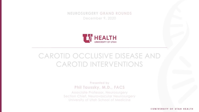 Grand Rounds: Phil Taussky, MD, FACS