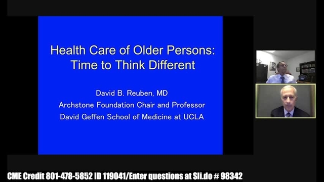 Grand Rounds: David B. Reuben, MD