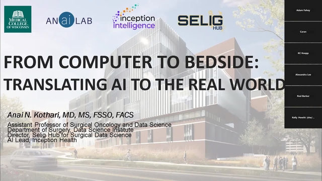 Grand Rounds: Anai N. Kothari