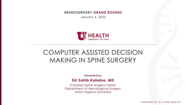 Grand Rounds: Siri Sahib Kahalsa, MD
