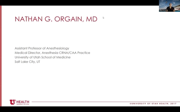 Grand Rounds: Dr. Nathan Orgain