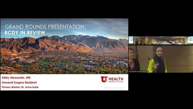 Grand Rounds: Colleen McDermott, MD; Abby Alexander, MD
