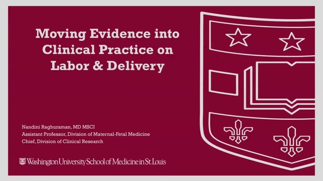 Grand Rounds: Nandini Raghuraman, MD 