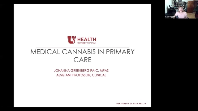 Grand Rounds: Johanna Greenberg PA-C, MPAS
