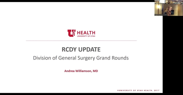 Grand Rounds: Andrea Williamson, MD & Stephanie Iantorno, MD
