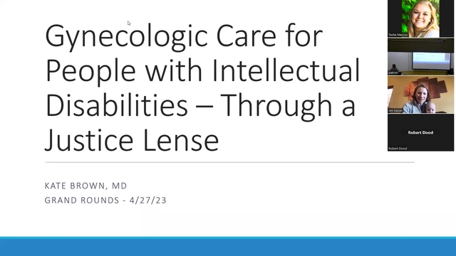 Grand Rounds: Kate Brown, MD