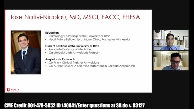 Grand Rounds: Jose N. Nativi-Nicolau MD