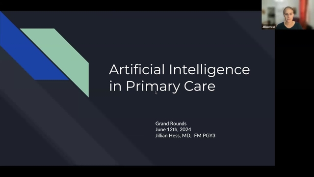 Grand Rounds: Jillian Hess