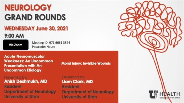 Grand Rounds: Anish Deshmukh, MD & Liam Clark, MD