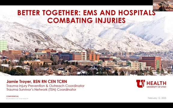 Grand Rounds: Jamie Troyer, BSN RN CEN TCRN