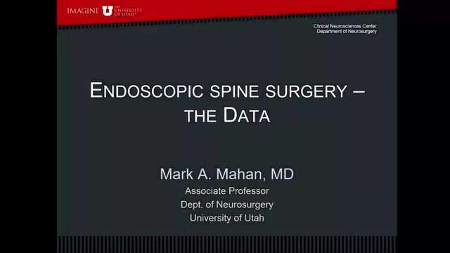 Grand Rounds: Mark A. Mahan, MD FAANS