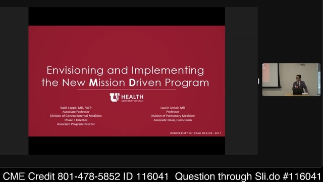 Grand Rounds: Katie Lappe, MD, Laurie W. Leclair, MD