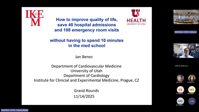 Grand Rounds: Jan Benes 