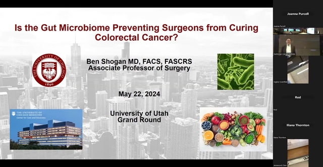 Grand Rounds: Benjamin Shogan, MD