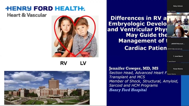 Grand Rounds: Jennifer Cowger, MD 