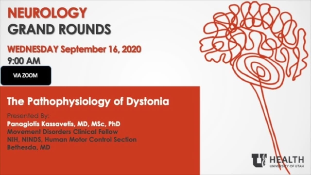 Grand Rounds: Panagiotis Kassavetis, MD, MSc, PhD