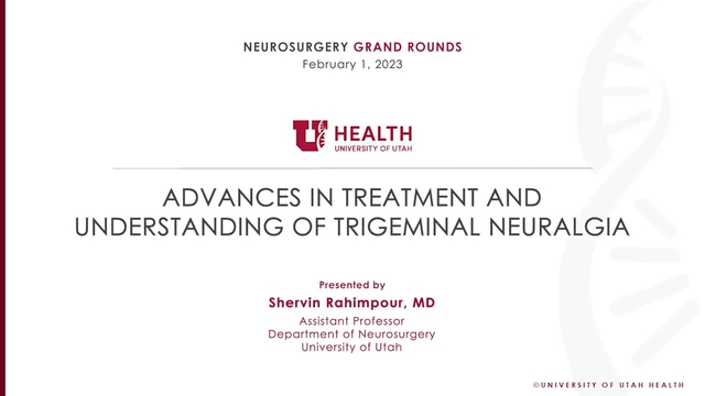 Grand Rounds: Shervin Rahimpour, MD