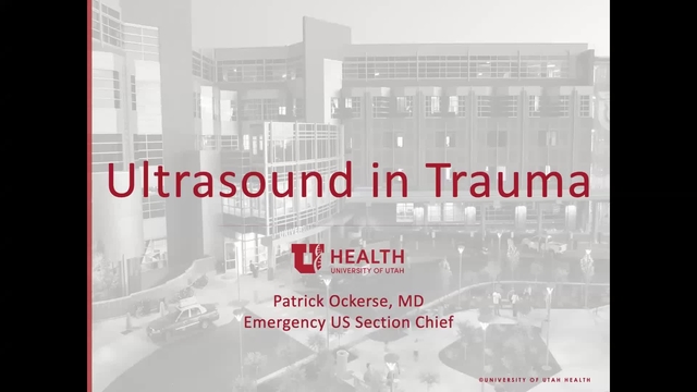 Grand Rounds: Dr. Patrick Ockerse