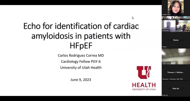 Grand Rounds: Carlos Rodriguez Correa, MD 