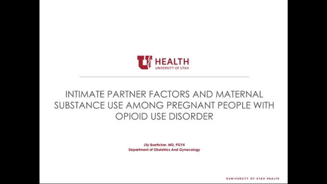 Grand Rounds: Lily Boettcher, MD 