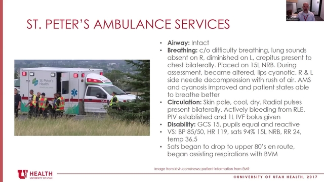 Grand Rounds: Dr. Toby Enniss