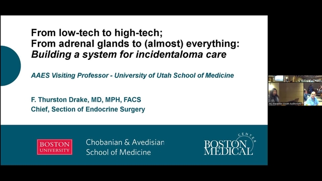 Grand Rounds: F. Thurston Drake, MD, MPH, FACS