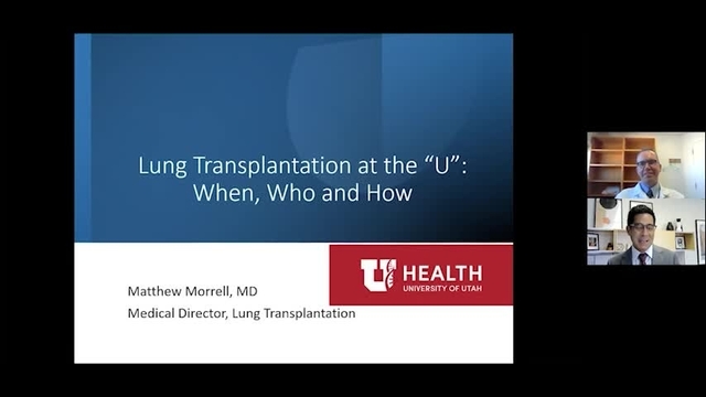 Grand Rounds: Matthew Morrell, MD