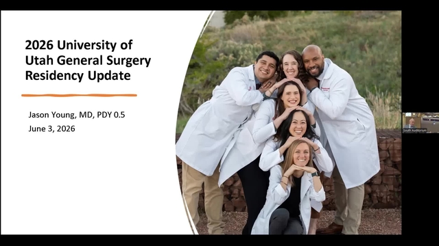 Grand Rounds: Dr. Jason Young